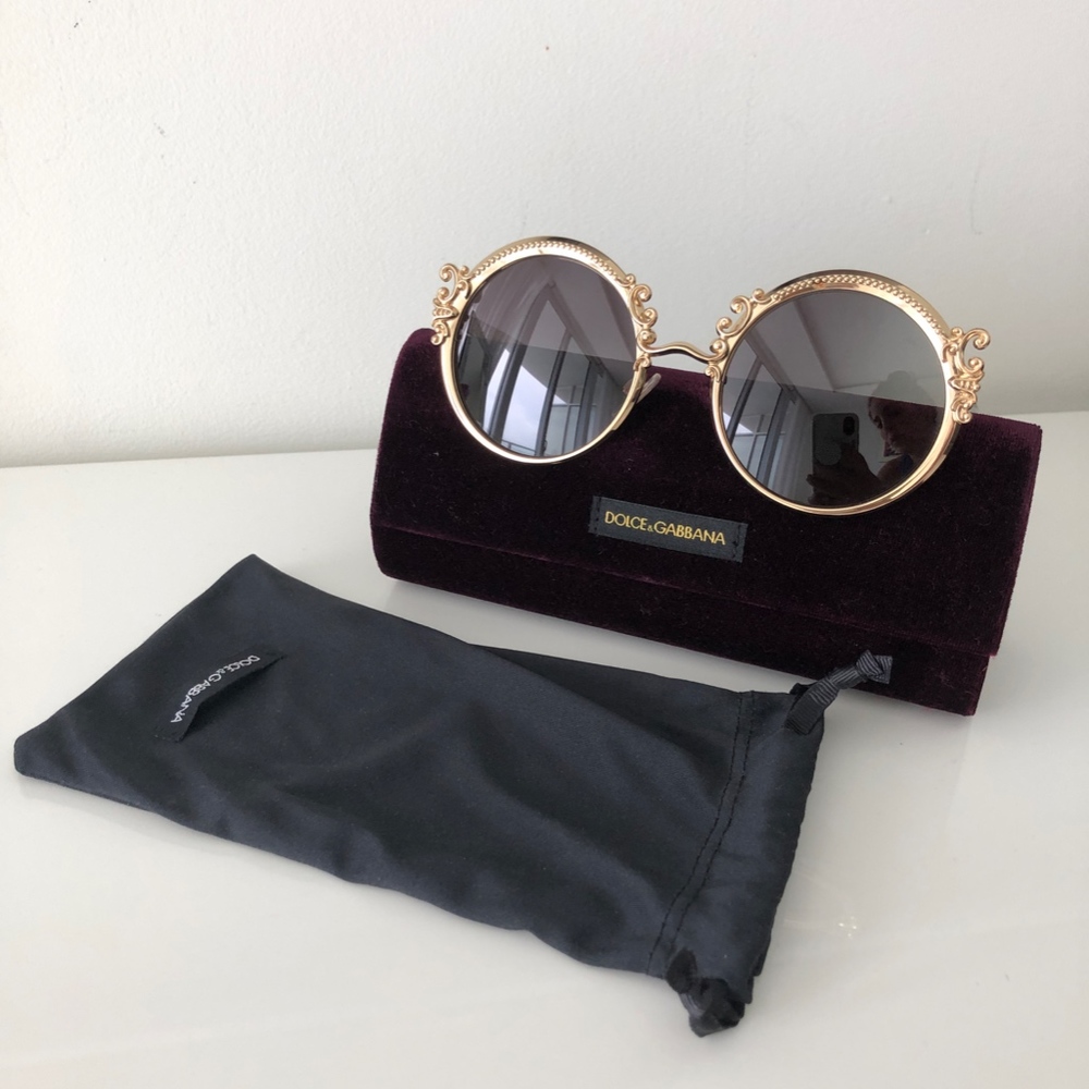 Auth. Dolce & Gabbana Sicilian Baroco Sunglasses